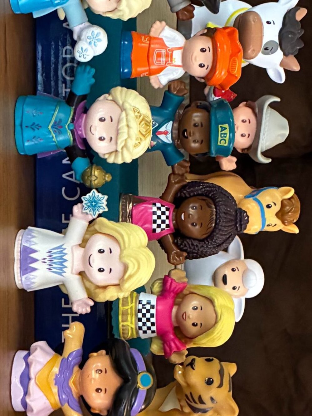 Lot of 23 Fisher Price Little People Figures animals Barbie Disney zoo FARM